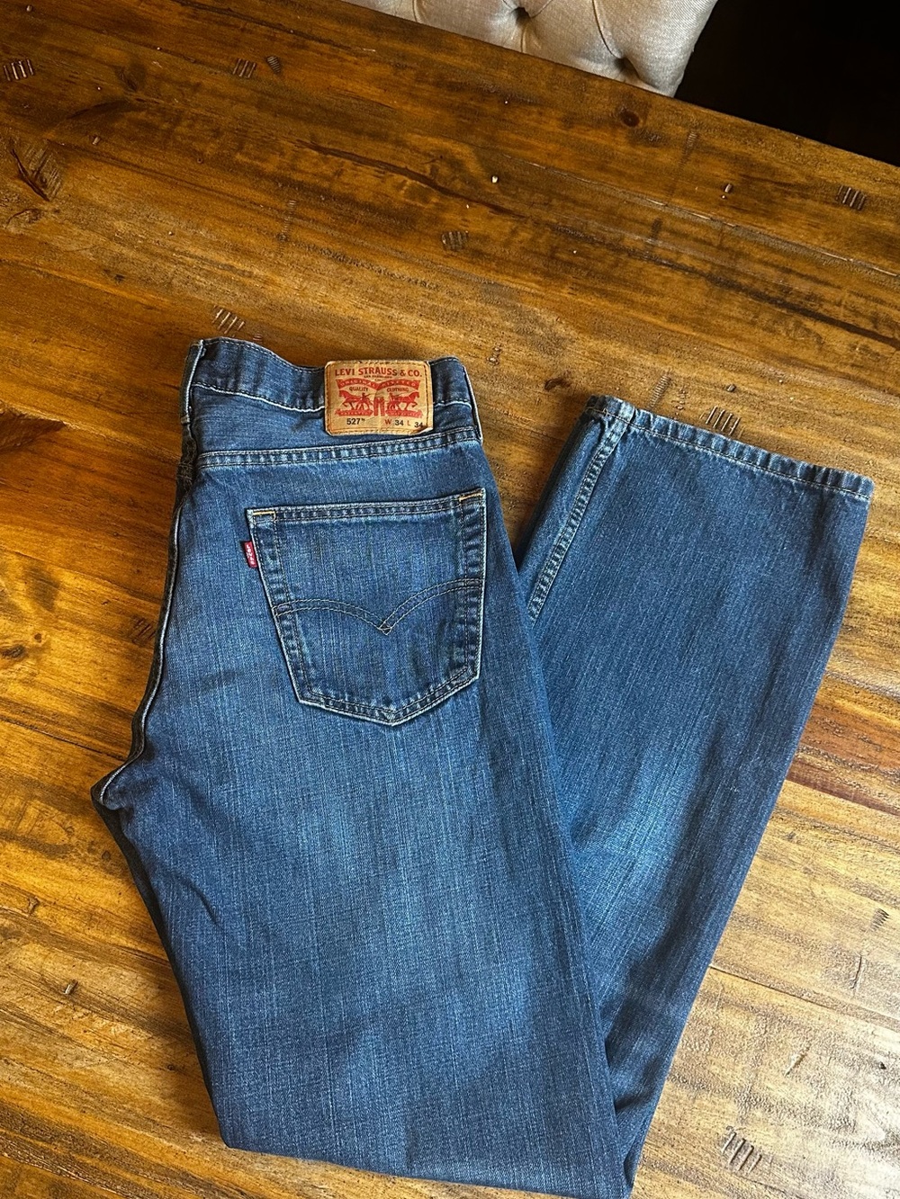Levi's Men's Blue Straight-Leg Jeans